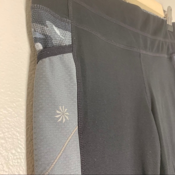 Athleta Fire Be Free Leggings Side Pockets Stretch - Picture 4 of 8